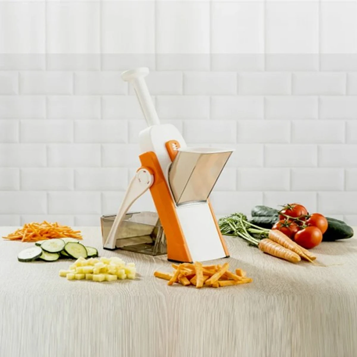 Brava Spring Slicer Vegetable Cutter Multifunctional high quality ABS Vegetable Slicer