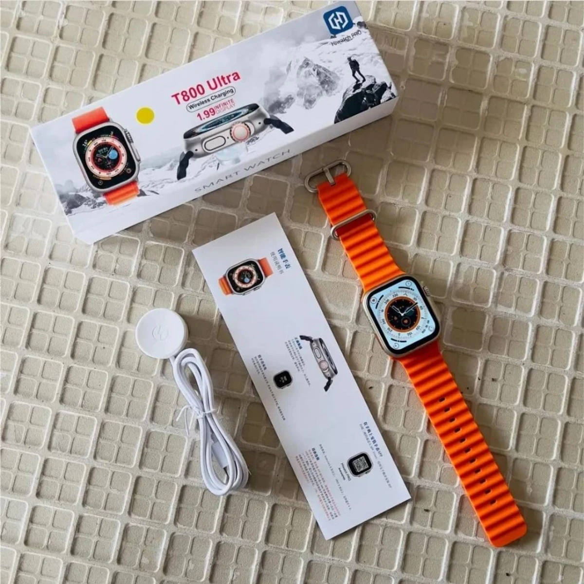 T800 Ultra Smartwatch Orange